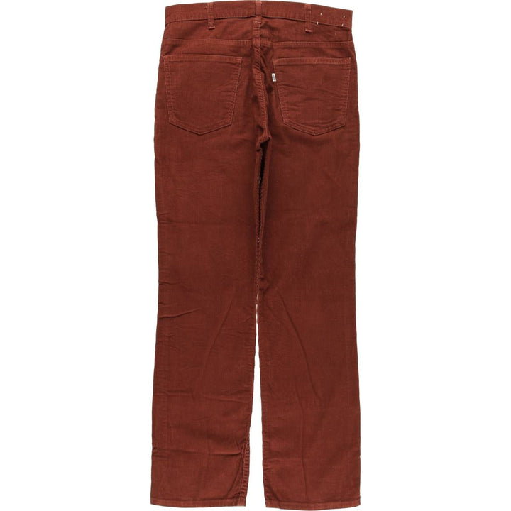 Vintage 1970'S Levi's 519-1584 corduroy pants, men's size W31. unclear burgundy type Vintage Second Hand