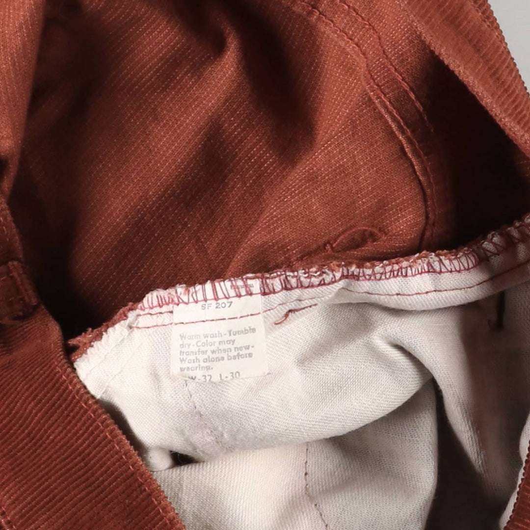 Vintage 1970'S Levi's 519-1584 corduroy pants, men's size W31. unclear burgundy type Vintage Second Hand
