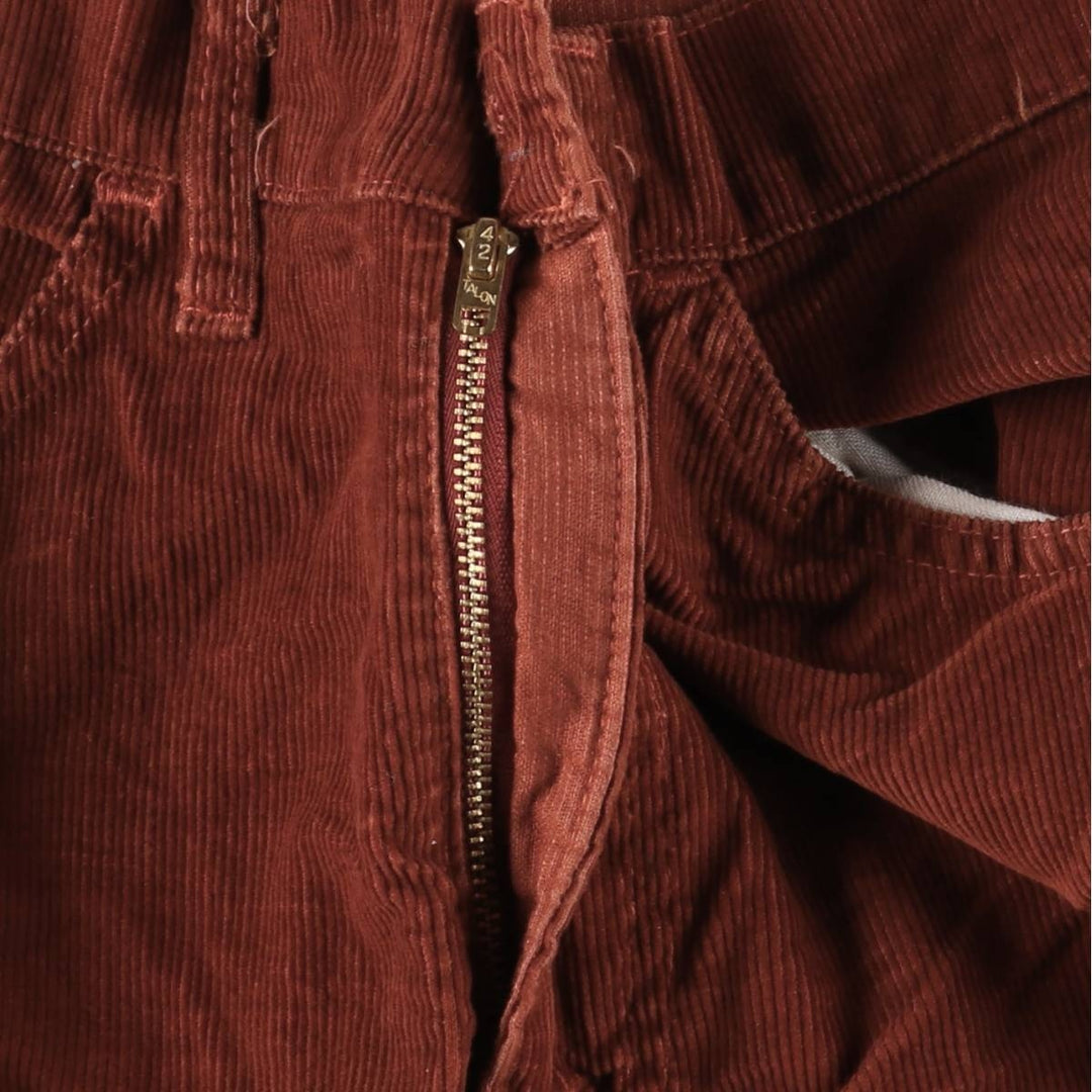 Vintage 1970'S Levi's 519-1584 corduroy pants, men's size W31. unclear burgundy type Vintage Second Hand