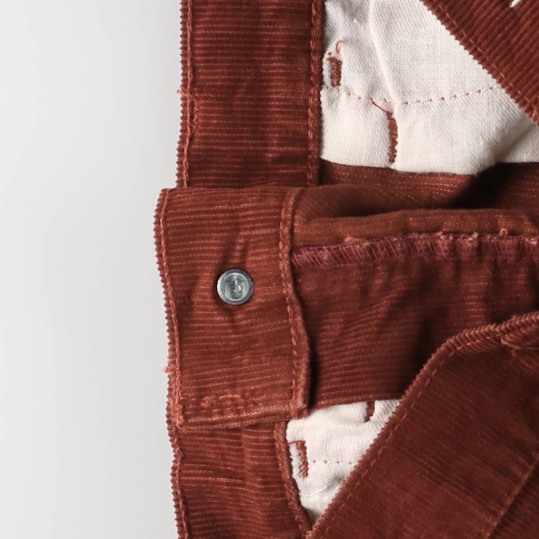 Vintage 1970'S Levi's 519-1584 corduroy pants, men's size W31. unclear burgundy type Vintage Second Hand