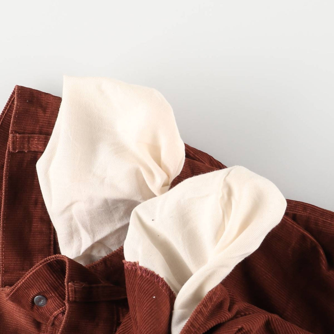 Vintage 1970'S Levi's 519-1584 corduroy pants, men's size W31. unclear burgundy type Vintage Second Hand