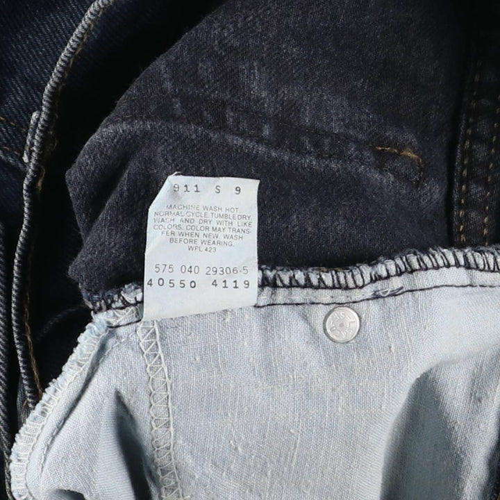 2000'S Levi's 550 Tapered Denim Pants, Made in USA, Men's, Size W29 cotton navy blue type Vintage Second Hand