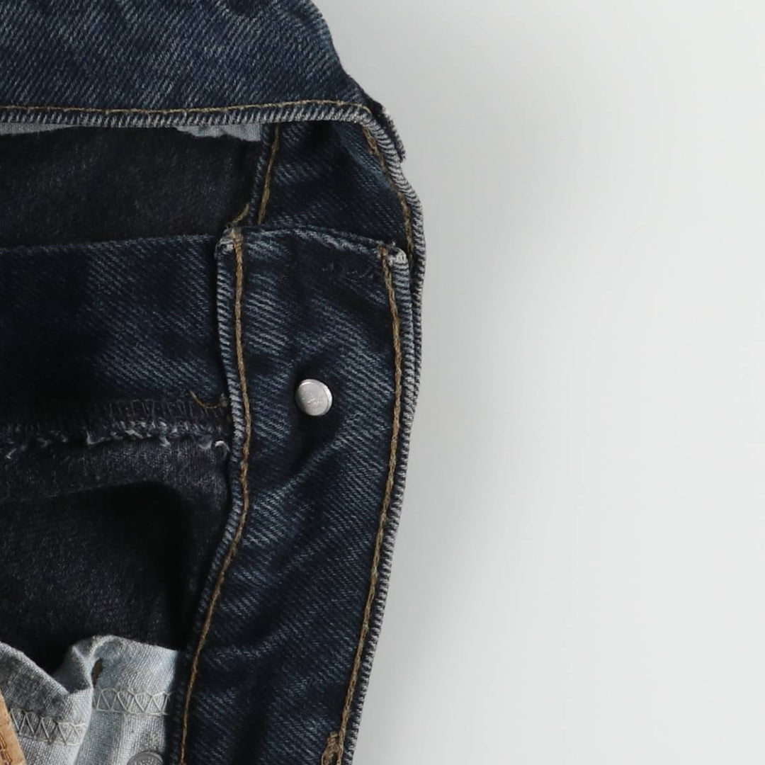 2000'S Levi's 550 Tapered Denim Pants, Made in USA, Men's, Size W29 cotton navy blue type Vintage Second Hand