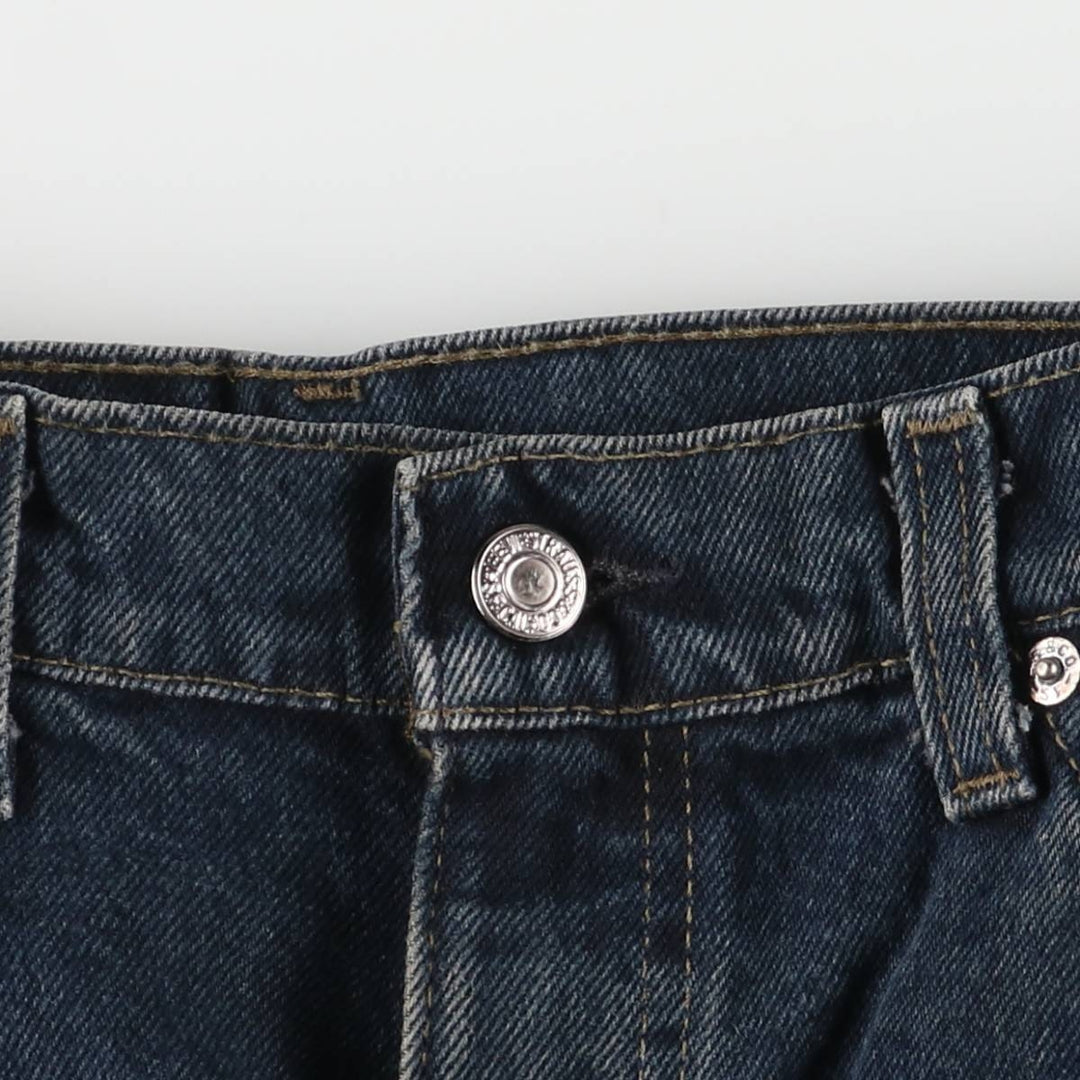 2000'S Levi's 550 Tapered Denim Pants, Made in USA, Men's, Size W29 cotton navy blue type Vintage Second Hand