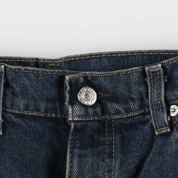 2000'S Levi's 550 Tapered Denim Pants, Made in USA, Men's, Size W29 cotton navy blue type Vintage Second Hand