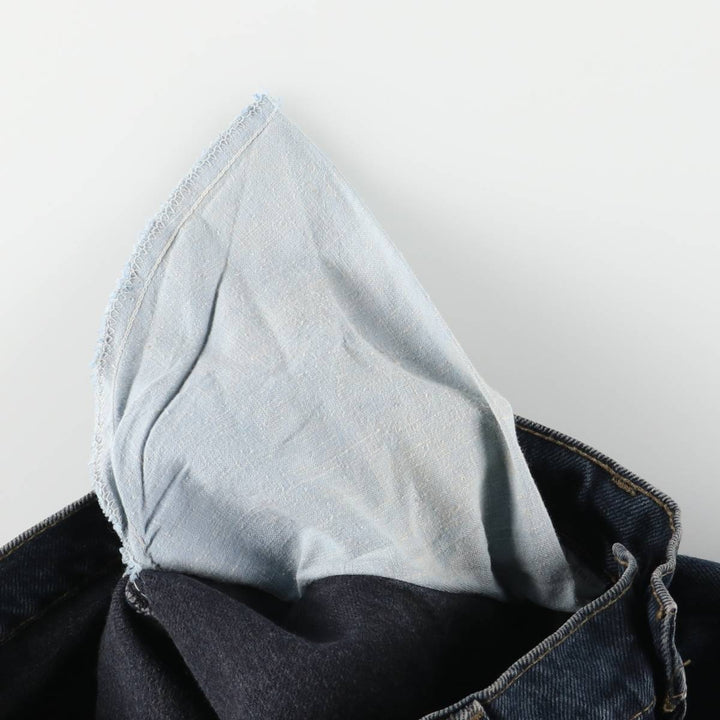 2000'S Levi's 550 Tapered Denim Pants, Made in USA, Men's, Size W29 cotton navy blue type Vintage Second Hand