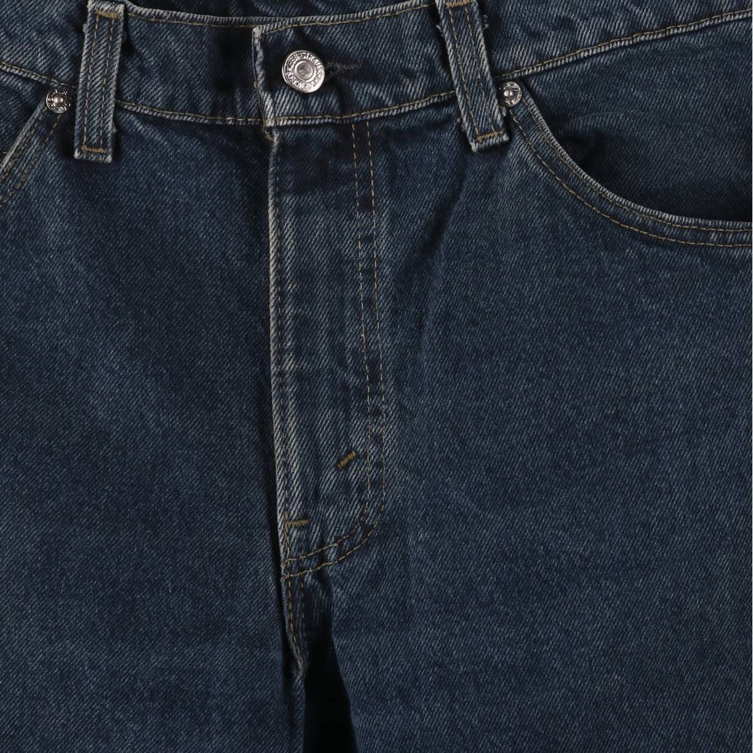 2000'S Levi's 550 Tapered Denim Pants, Made in USA, Men's, Size W29 cotton navy blue type Vintage Second Hand