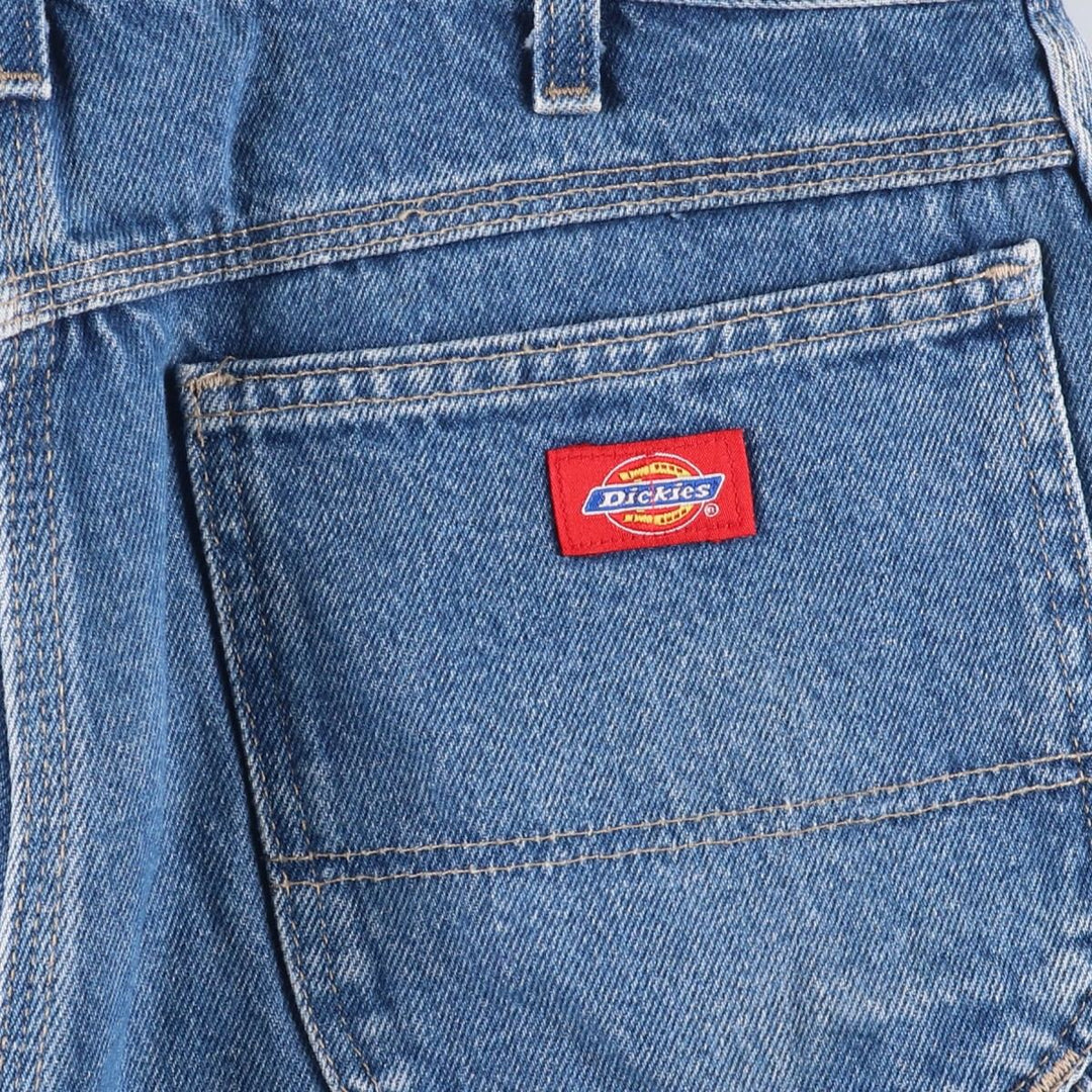 Dickies denim painter pants for men, equivalent to W33 cotton blue type Vintage Second Hand