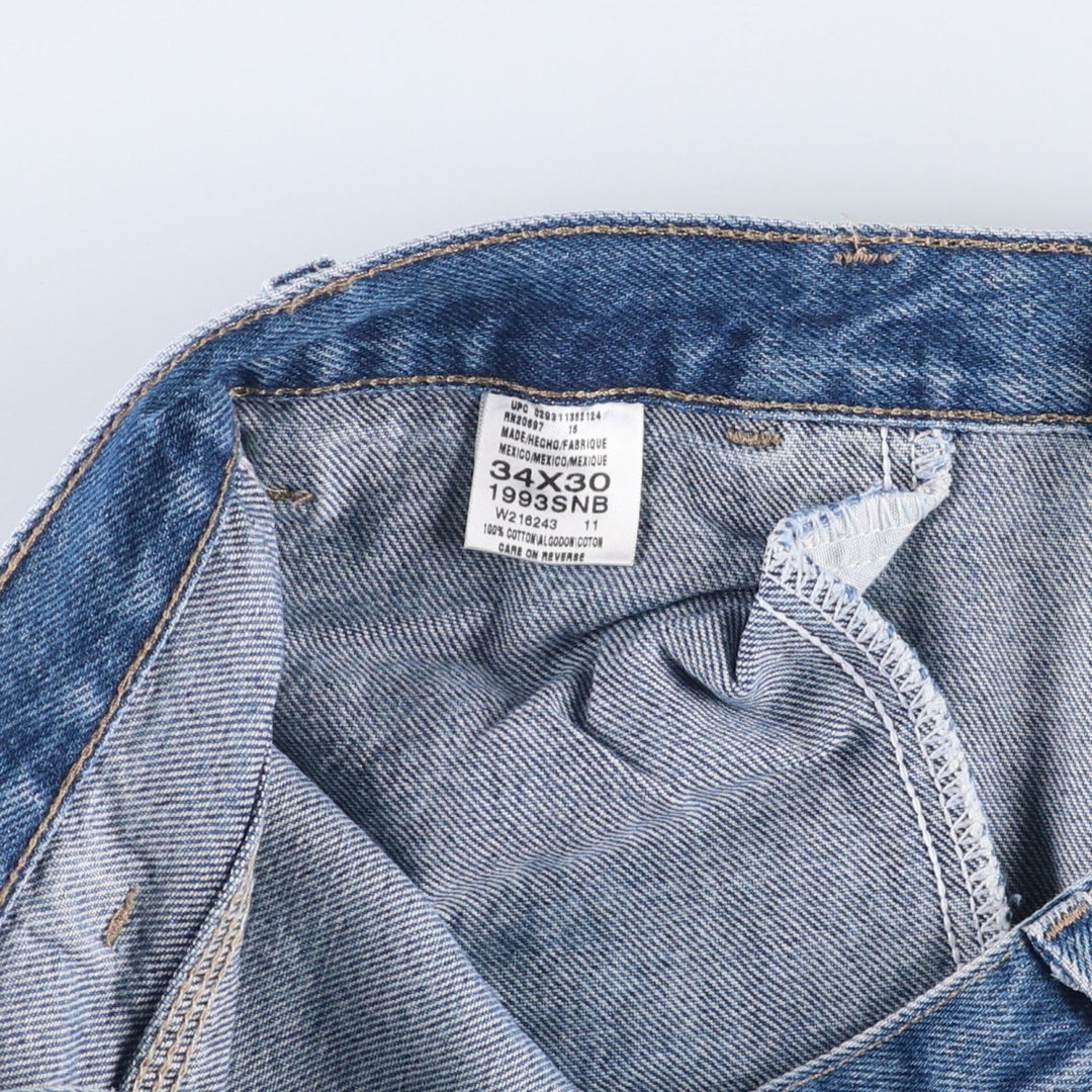 Dickies denim painter pants for men, equivalent to W33 cotton blue type Vintage Second Hand