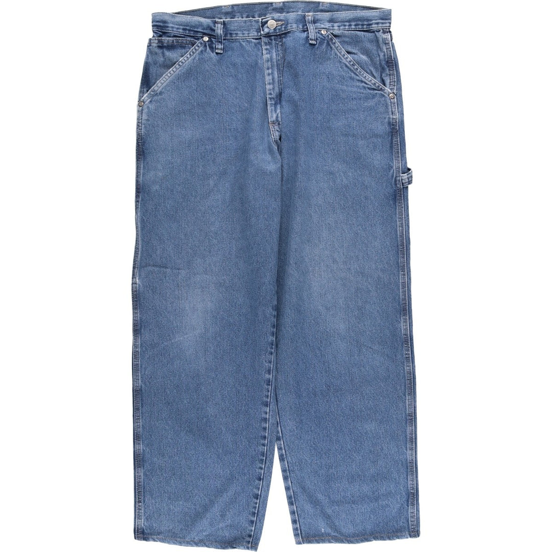 00'S Wrangler CARPENTER denim painter pants for men, W35 equivalent cotton blue type Vintage Second Hand