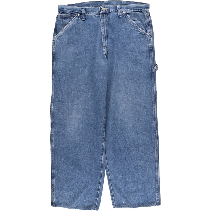 00'S Wrangler CARPENTER denim painter pants for men, W35 equivalent cotton blue type Vintage Second Hand