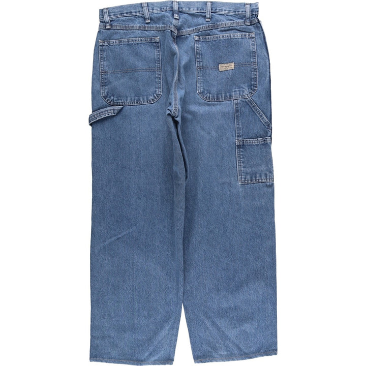 00'S Wrangler CARPENTER denim painter pants for men, W35 equivalent cotton blue type Vintage Second Hand
