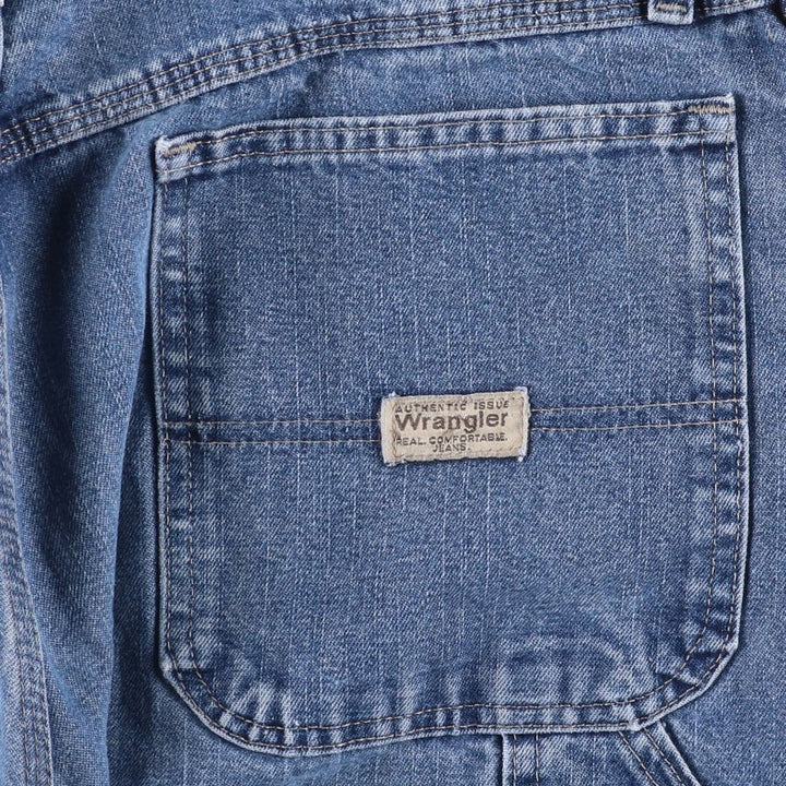 00'S Wrangler CARPENTER denim painter pants for men, W35 equivalent cotton blue type Vintage Second Hand