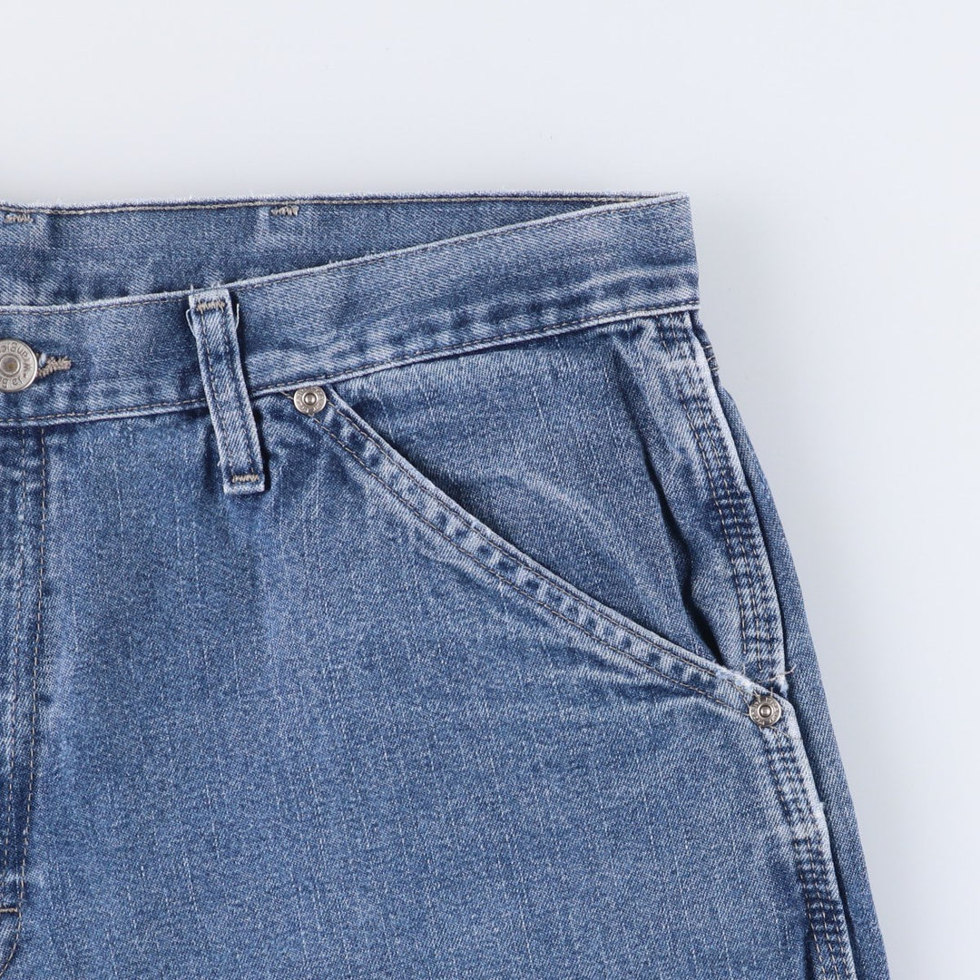 00'S Wrangler CARPENTER denim painter pants for men, W35 equivalent cotton blue type Vintage Second Hand