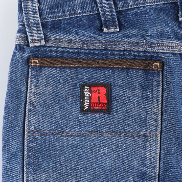Wrangler RIGGS WORKWEAR Denim Painter Pants Men's W34 equivalent cotton blue type Vintage Second Hand