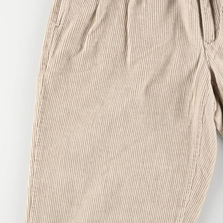 Vintage 90'S Tommy Hilfiger two-pleat corduroy pants, men's size W32. cotton Beige type Vintage Second Hand