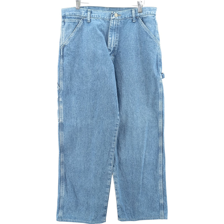 Wrangler HERO Denim Painter Pants for Men, W34 equivalent cotton blue type Vintage Second Hand
