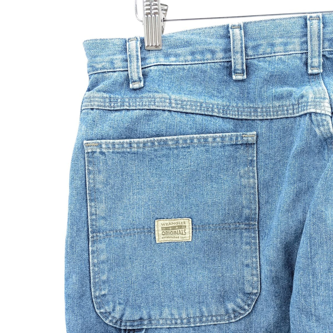 Wrangler HERO Denim Painter Pants for Men, W34 equivalent cotton blue type Vintage Second Hand