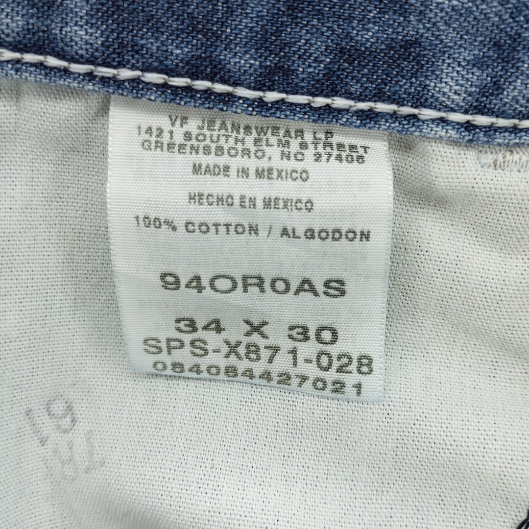 Wrangler HERO Denim Painter Pants for Men, W34 equivalent cotton blue type Vintage Second Hand