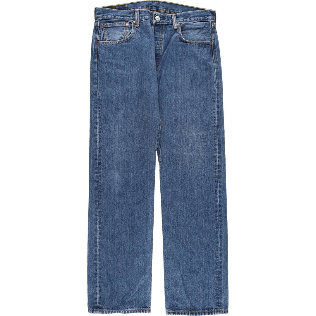 Levi's 501 straight denim pants for men, size W33 cotton blue type Vintage Second Hand