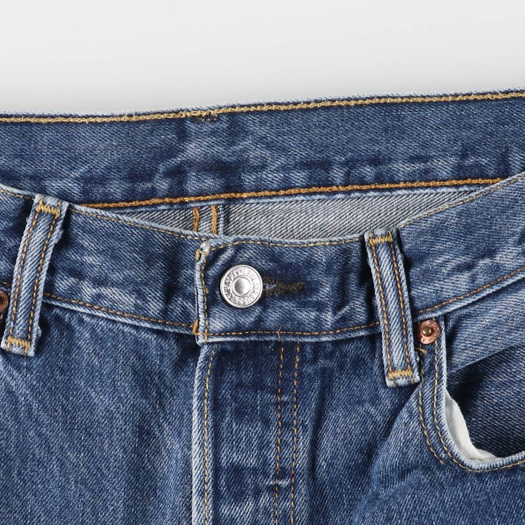Levi's 501 straight denim pants for men, size W33 cotton blue type Vintage Second Hand