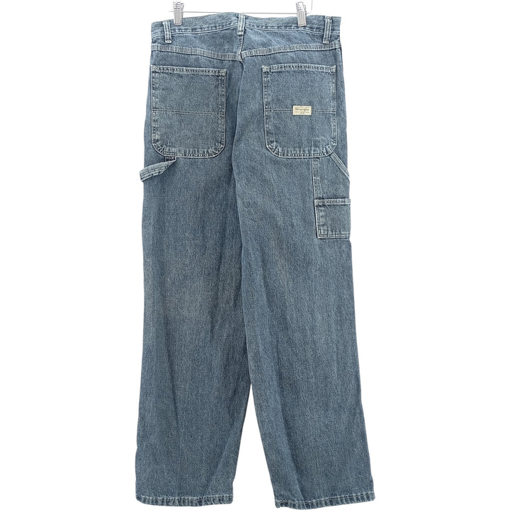 Wrangler Denim Painter Pants for Men, W32 equivalent cotton blue type Vintage Second Hand