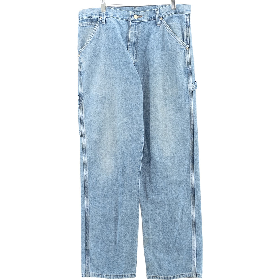 00'S Wrangler CARPENTER denim painter pants for men, W35 equivalent cotton blue type Vintage Second Hand