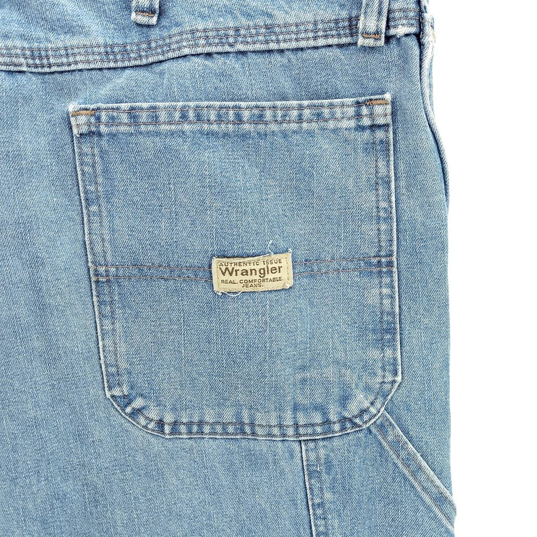 00'S Wrangler CARPENTER denim painter pants for men, W35 equivalent cotton blue type Vintage Second Hand