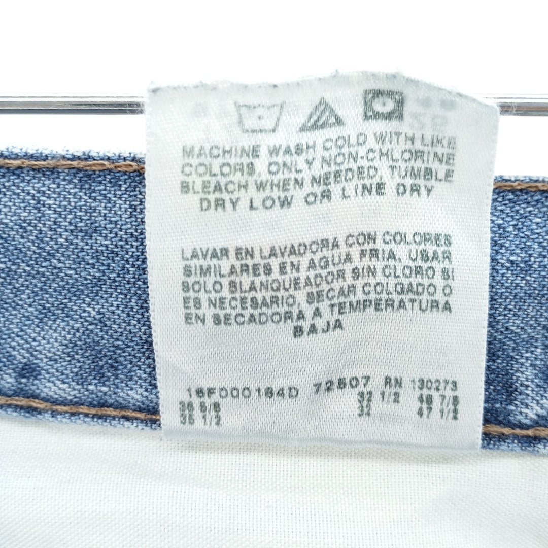 00'S Wrangler CARPENTER denim painter pants for men, W35 equivalent cotton blue type Vintage Second Hand