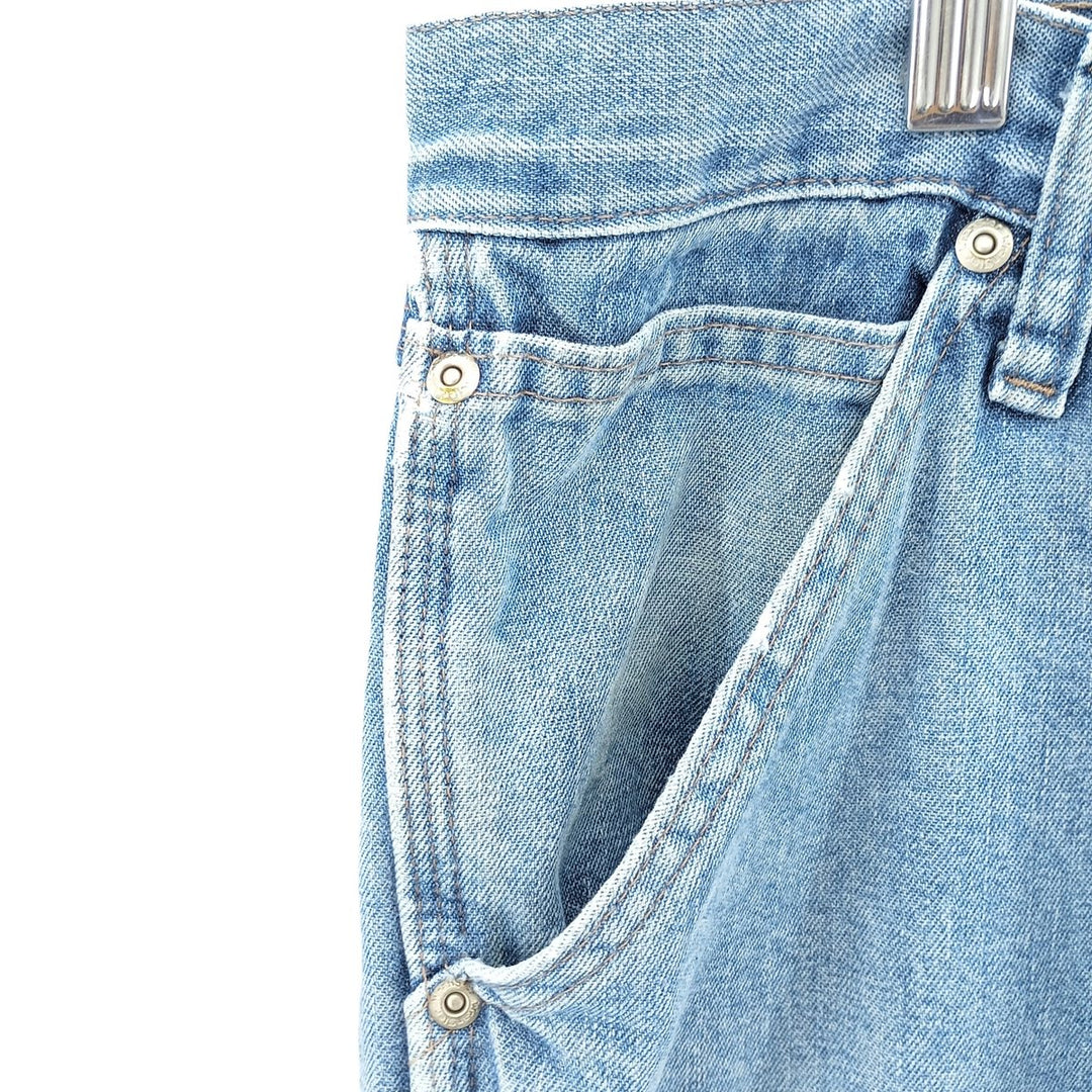 00'S Wrangler CARPENTER denim painter pants for men, W35 equivalent cotton blue type Vintage Second Hand