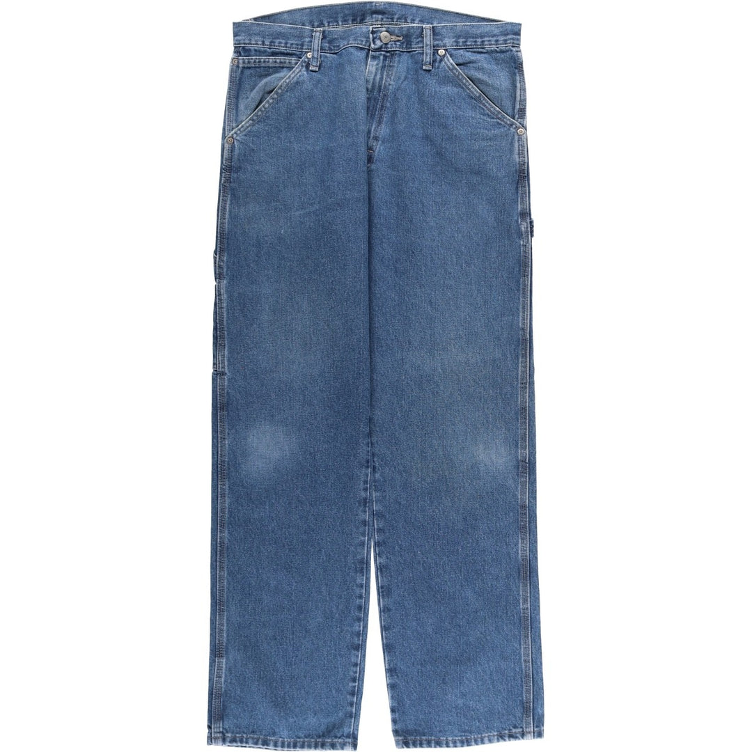 00'S Wrangler CARPENTER denim painter pants for men, equivalent to W34 cotton blue type Vintage Second Hand