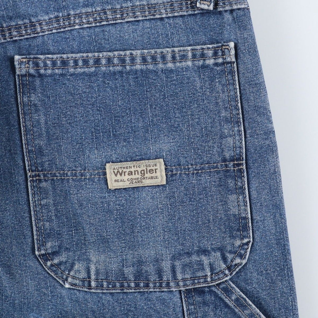 00'S Wrangler CARPENTER denim painter pants for men, equivalent to W34 cotton blue type Vintage Second Hand