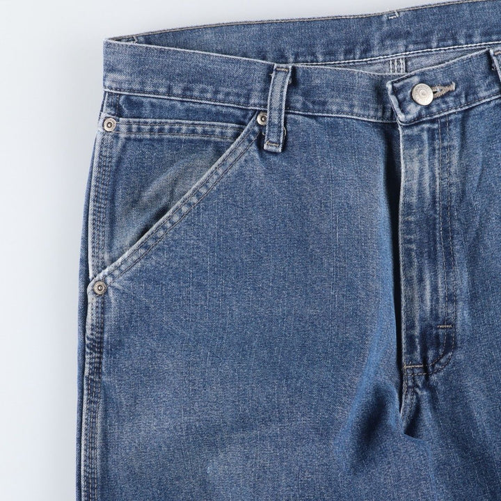 00'S Wrangler CARPENTER denim painter pants for men, equivalent to W34 cotton blue type Vintage Second Hand