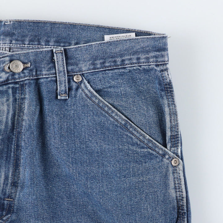 00'S Wrangler CARPENTER denim painter pants for men, equivalent to W34 cotton blue type Vintage Second Hand