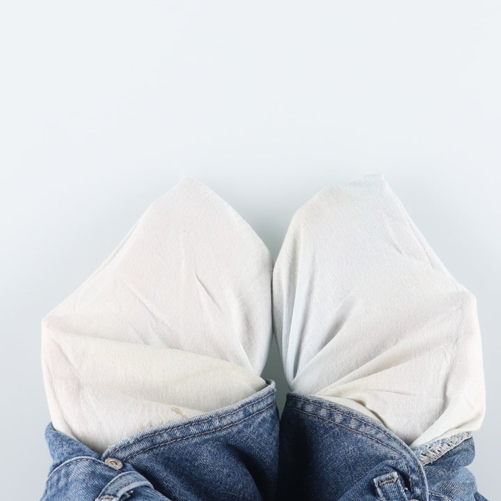 00'S Wrangler CARPENTER denim painter pants for men, equivalent to W34 cotton blue type Vintage Second Hand