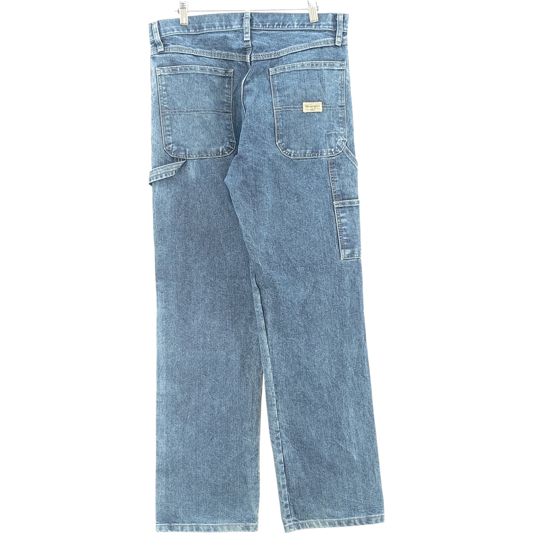 Wrangler Carpenter Denim Painter Pants, Men's, Size W34 cotton blue type Vintage Second Hand