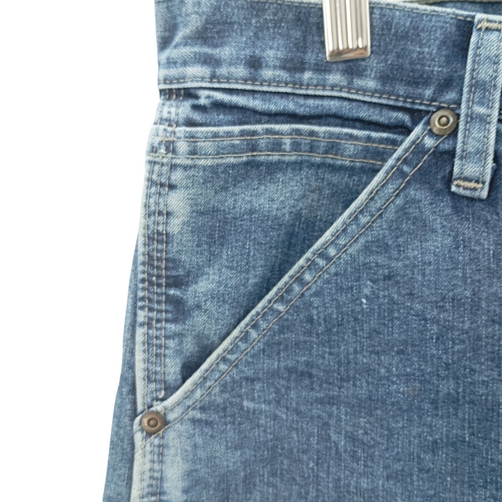 Wrangler Carpenter Denim Painter Pants, Men's, Size W34 cotton blue type Vintage Second Hand