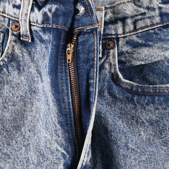 2000'S Levi's 505 Chemical Wash Tapered Denim Pants, Made in USA, Men's Size W31 cotton blue type Vintage Second Hand