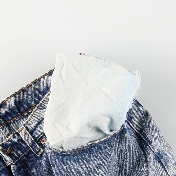 2000'S Levi's 505 Chemical Wash Tapered Denim Pants, Made in USA, Men's Size W31 cotton blue type Vintage Second Hand