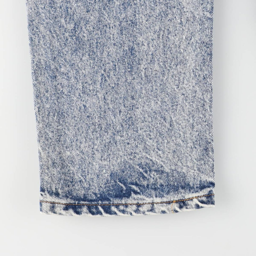 2000'S Levi's 505 Chemical Wash Tapered Denim Pants, Made in USA, Men's Size W31 cotton blue type Vintage Second Hand