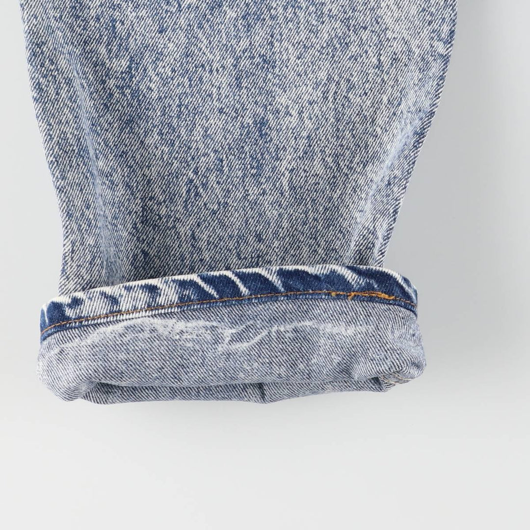 2000'S Levi's 505 Chemical Wash Tapered Denim Pants, Made in USA, Men's Size W31 cotton blue type Vintage Second Hand