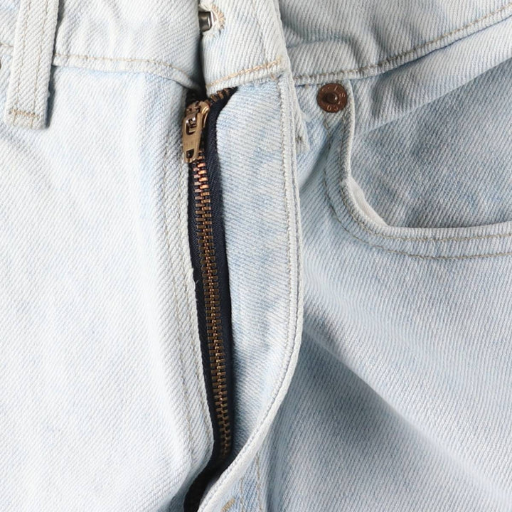 90'S Levi's 550-4804 Relaxed Fit Tapered Leg Denim Pants, Made in USA, Men's, Size W31, Vintage cotton Blue type light blue Vintage Second Hand