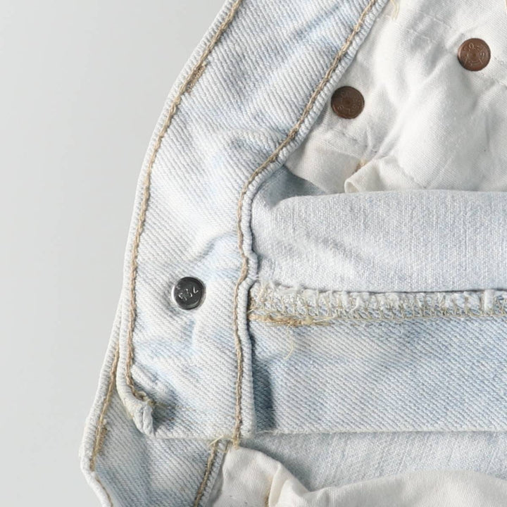 90'S Levi's 550-4804 Relaxed Fit Tapered Leg Denim Pants, Made in USA, Men's, Size W31, Vintage cotton Blue type light blue Vintage Second Hand