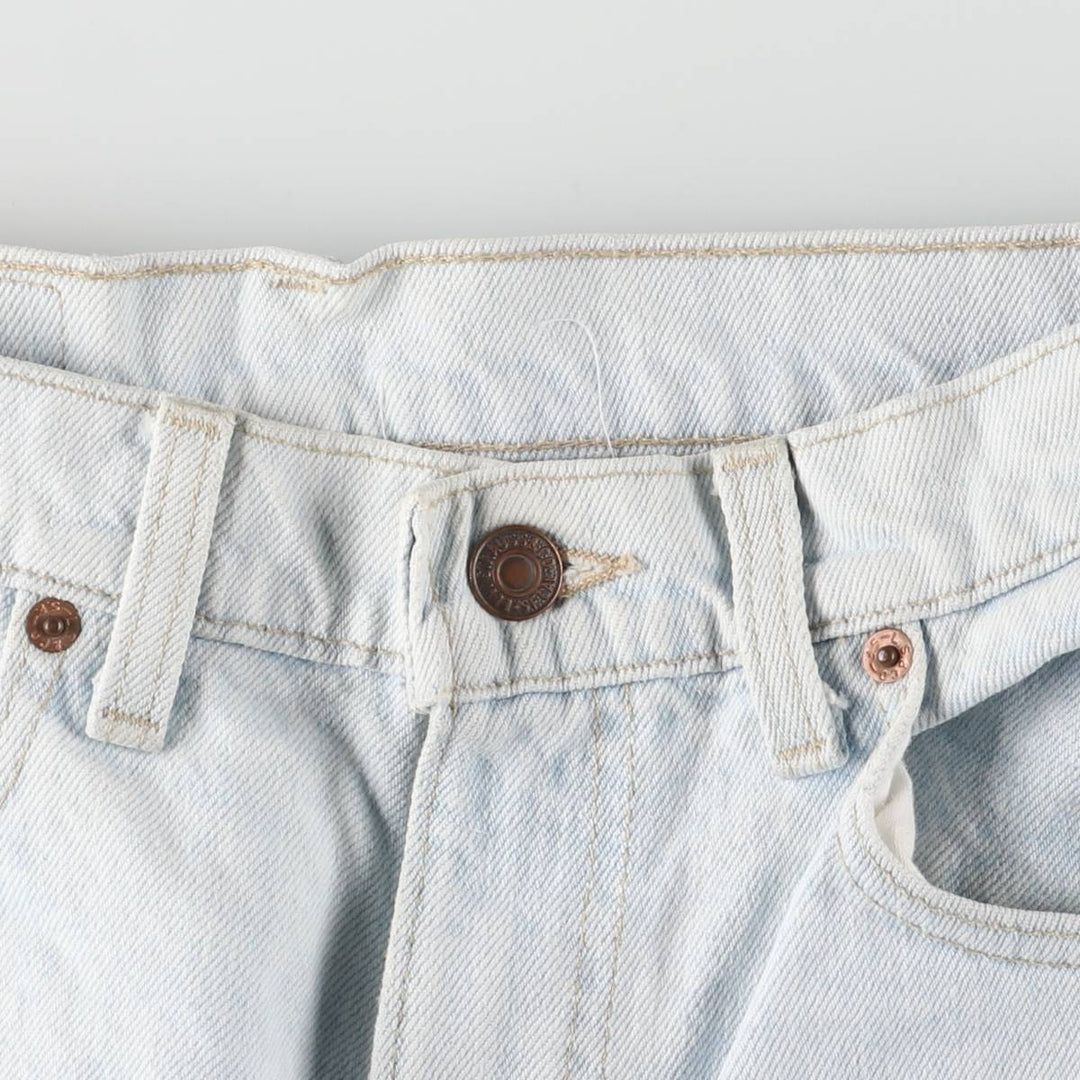 90'S Levi's 550-4804 Relaxed Fit Tapered Leg Denim Pants, Made in USA, Men's, Size W31, Vintage cotton Blue type light blue Vintage Second Hand