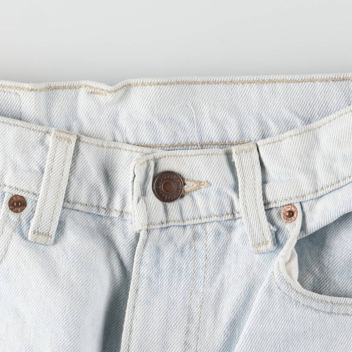 90'S Levi's 550-4804 Relaxed Fit Tapered Leg Denim Pants, Made in USA, Men's, Size W31, Vintage cotton Blue type light blue Vintage Second Hand