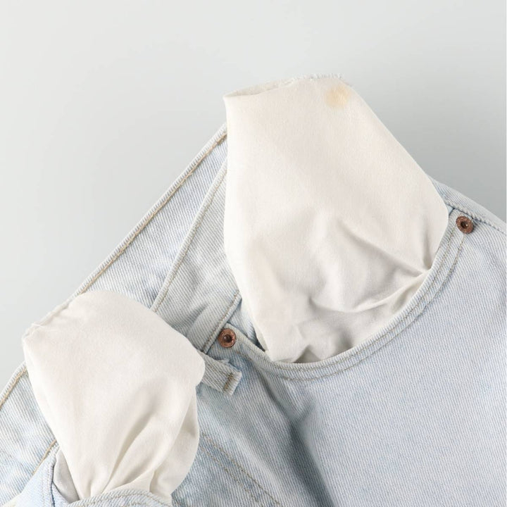 90'S Levi's 550-4804 Relaxed Fit Tapered Leg Denim Pants, Made in USA, Men's, Size W31, Vintage cotton Blue type light blue Vintage Second Hand