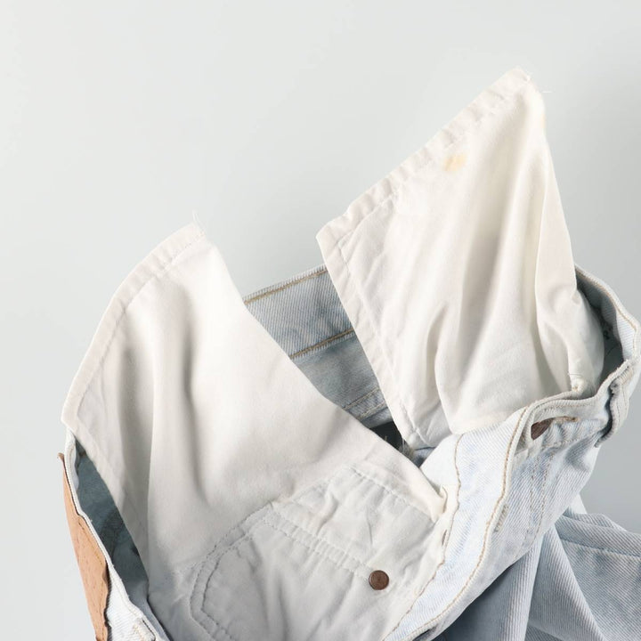 90'S Levi's 550-4804 Relaxed Fit Tapered Leg Denim Pants, Made in USA, Men's, Size W31, Vintage cotton Blue type light blue Vintage Second Hand