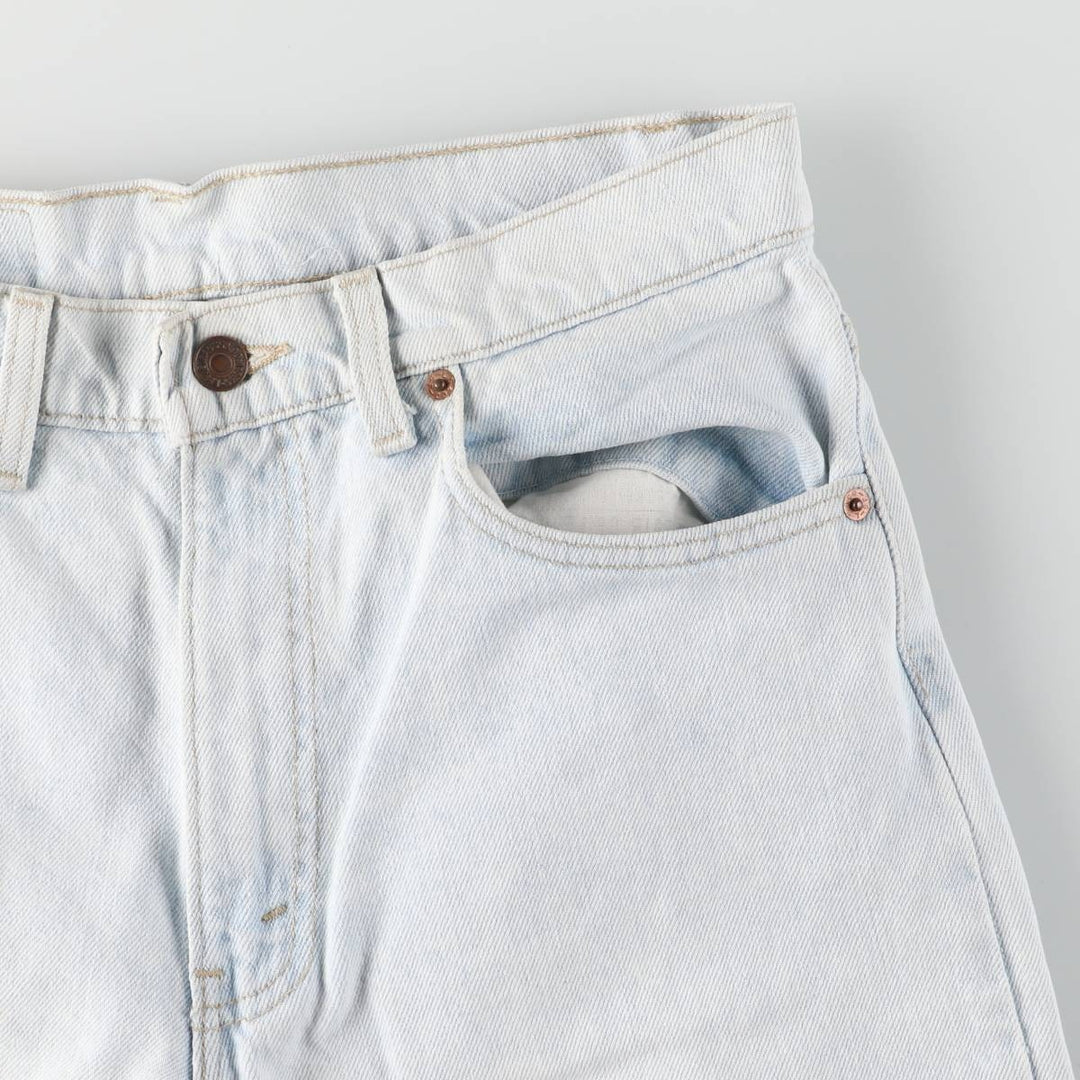 90'S Levi's 550-4804 Relaxed Fit Tapered Leg Denim Pants, Made in USA, Men's, Size W31, Vintage cotton Blue type light blue Vintage Second Hand