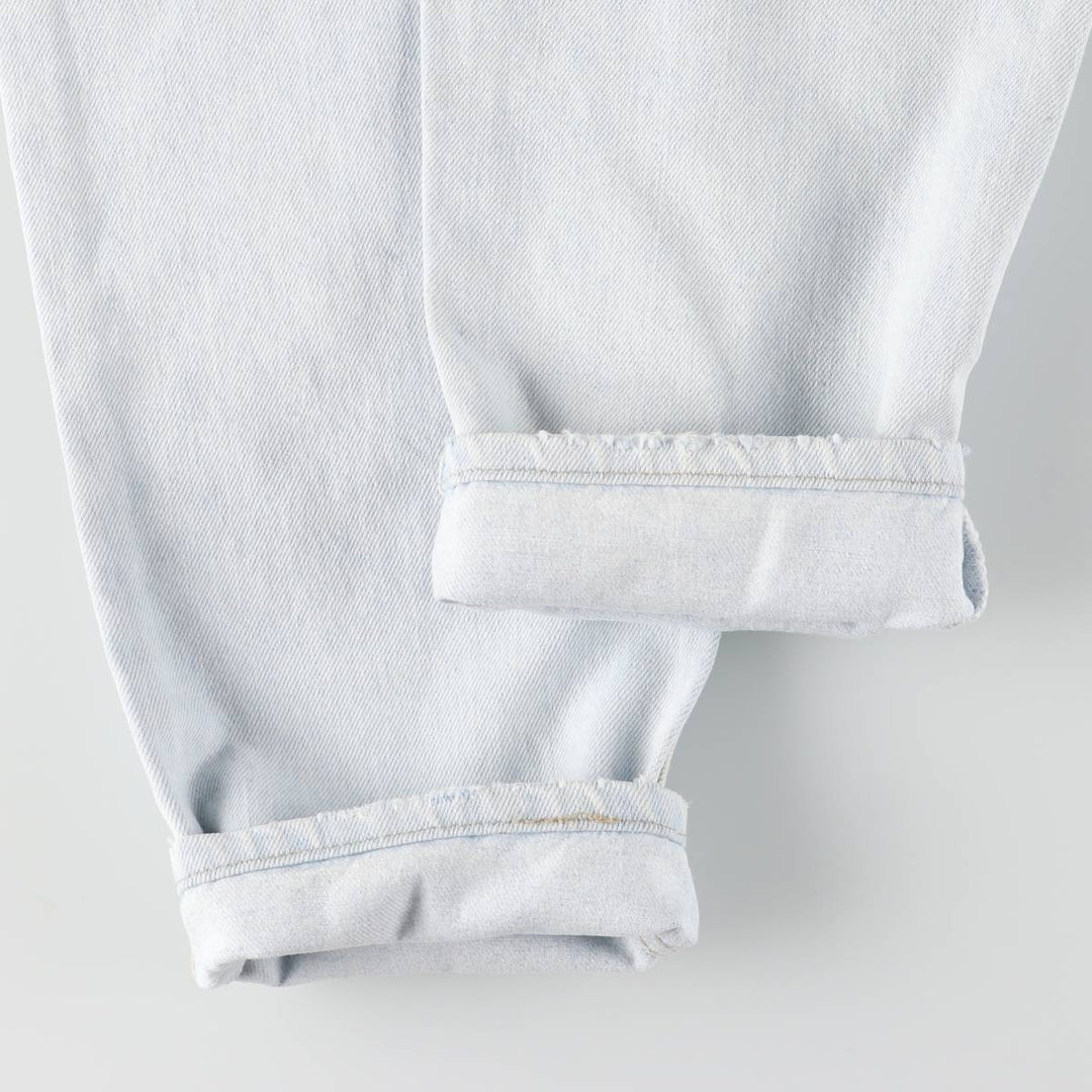 90'S Levi's 550-4804 Relaxed Fit Tapered Leg Denim Pants, Made in USA, Men's, Size W31, Vintage cotton Blue type light blue Vintage Second Hand