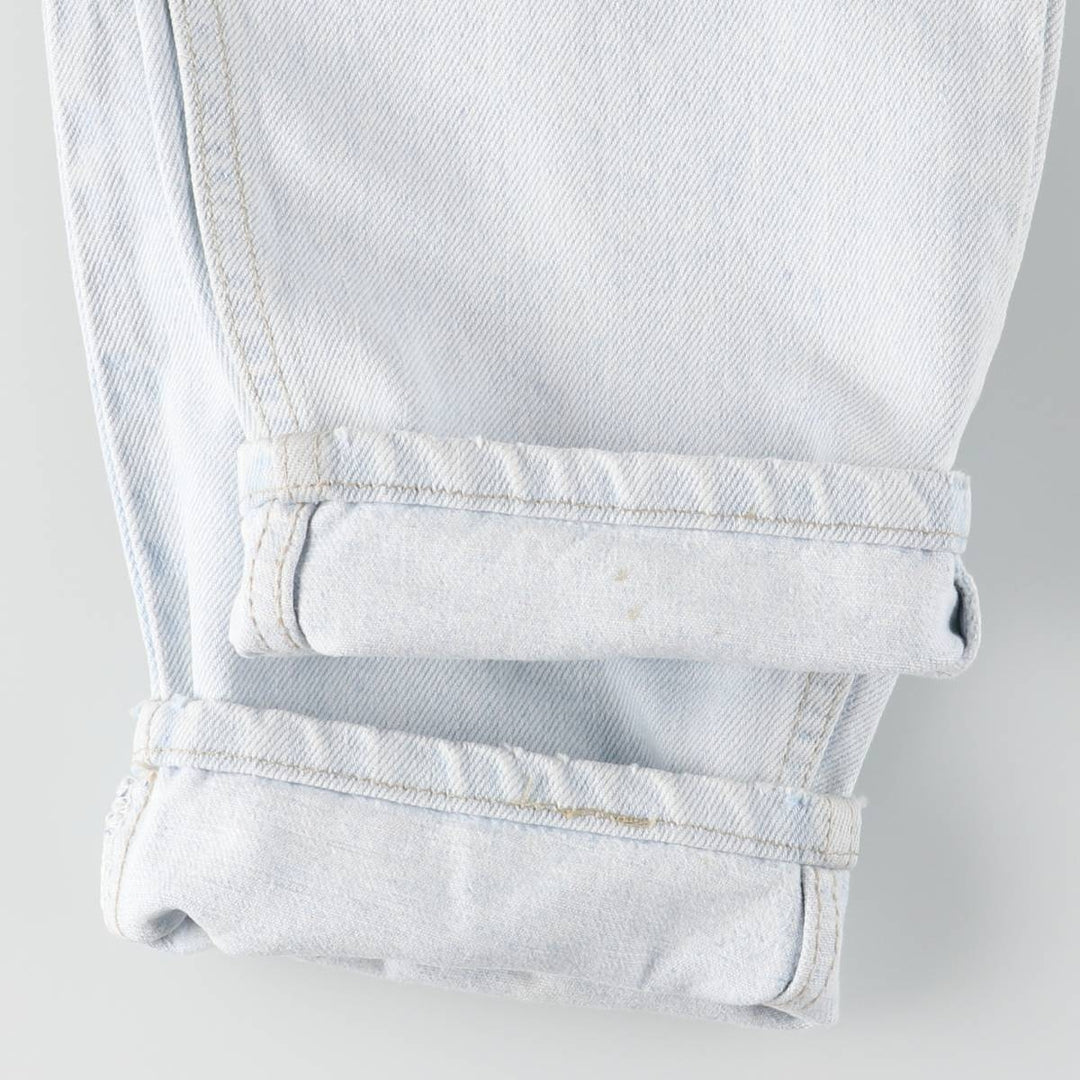 90'S Levi's 550-4804 Relaxed Fit Tapered Leg Denim Pants, Made in USA, Men's, Size W31, Vintage cotton Blue type light blue Vintage Second Hand